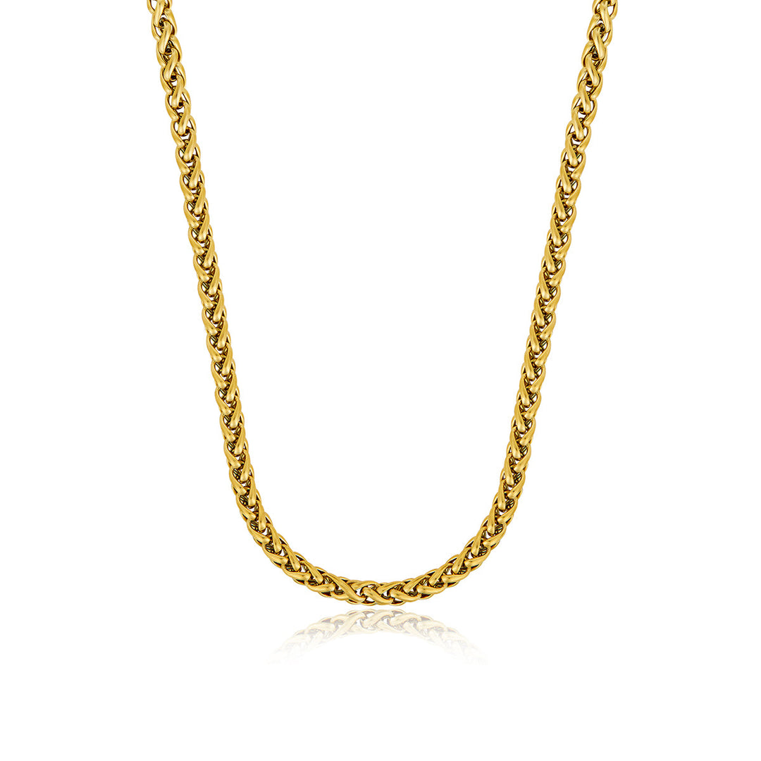 Wheat Chain Necklace - Gold