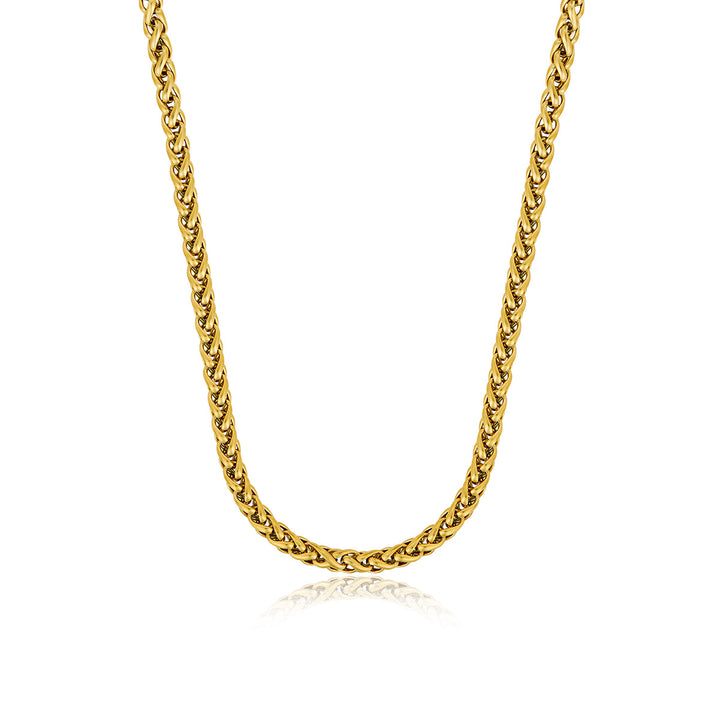 Wheat Chain Necklace - Gold