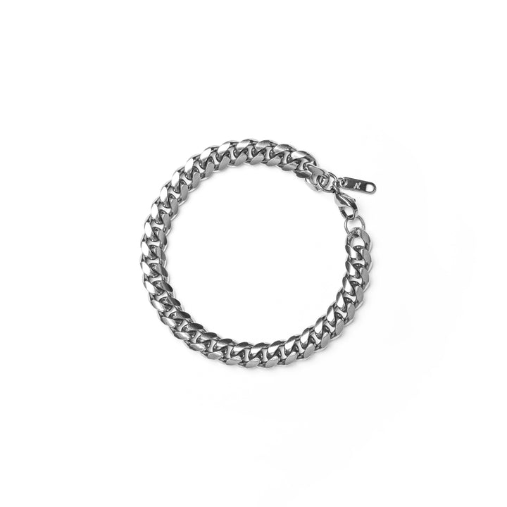 Curb Chain Bracelet - Silver