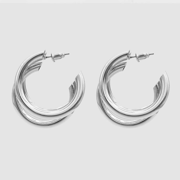 Talia Triple Hoops