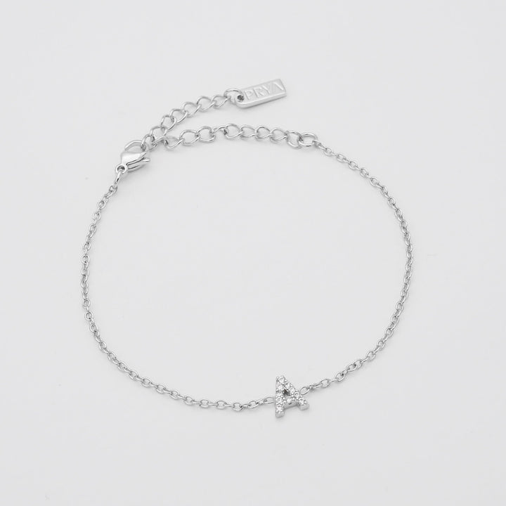 Lana ICY Initial Bracelet