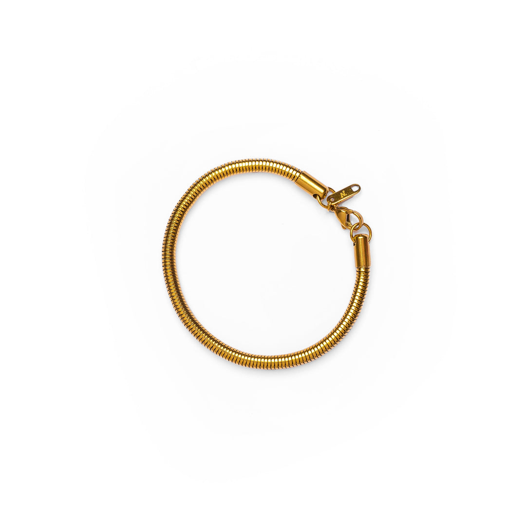 Snake Chain Bracelet - 18K Gold Plated