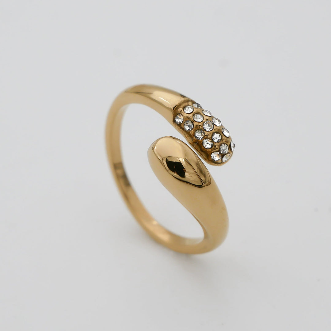 Melia Adjustable Snake Ring