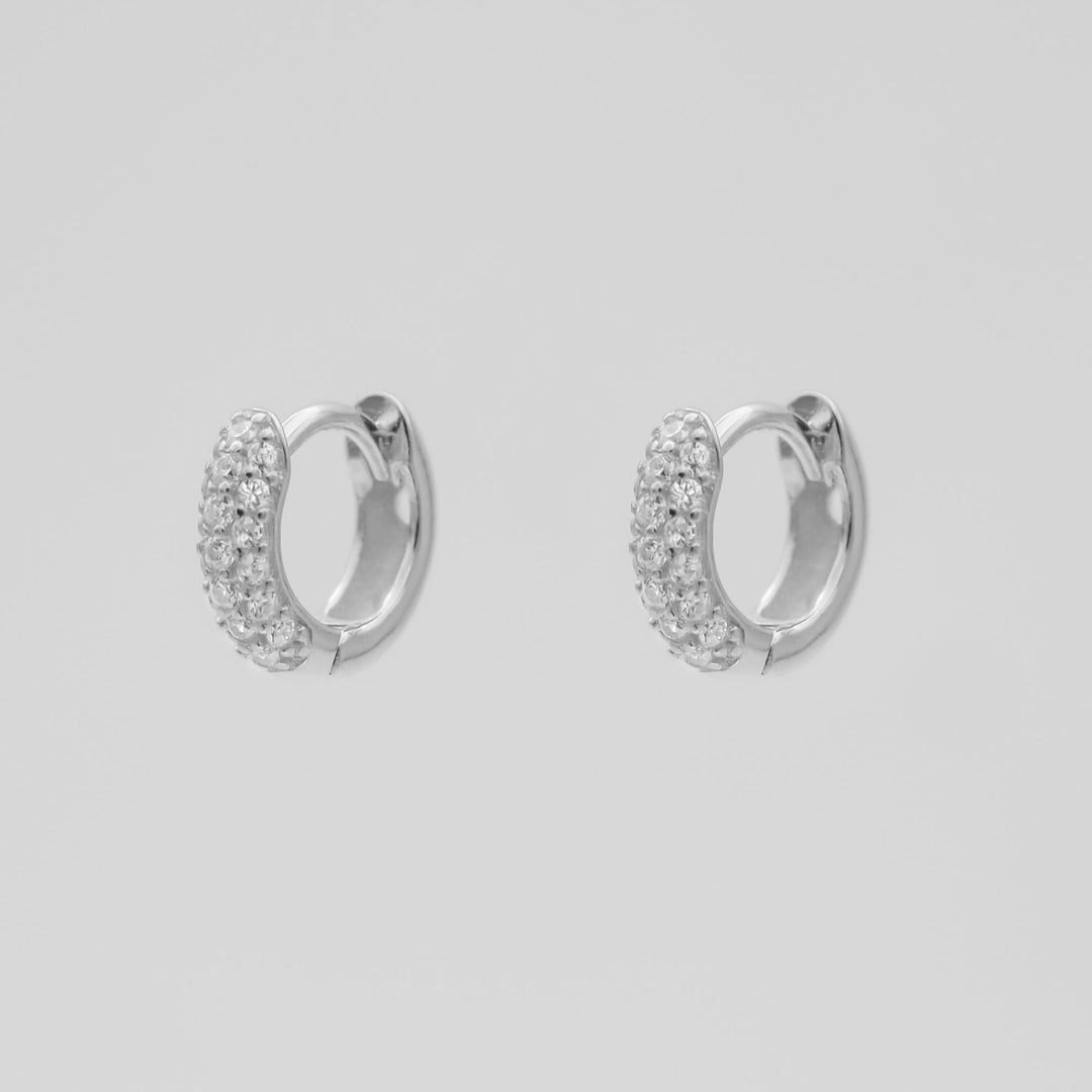 Lori CZ Huggie Earrings